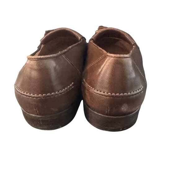 Vintage Bally Men's Leather Loafers Tassels & Fringe, Size 9D - Picture 3 of 9